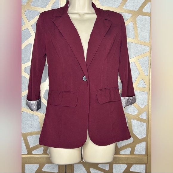 One Button Blazer‎ Jacket - Picture 1 of 5